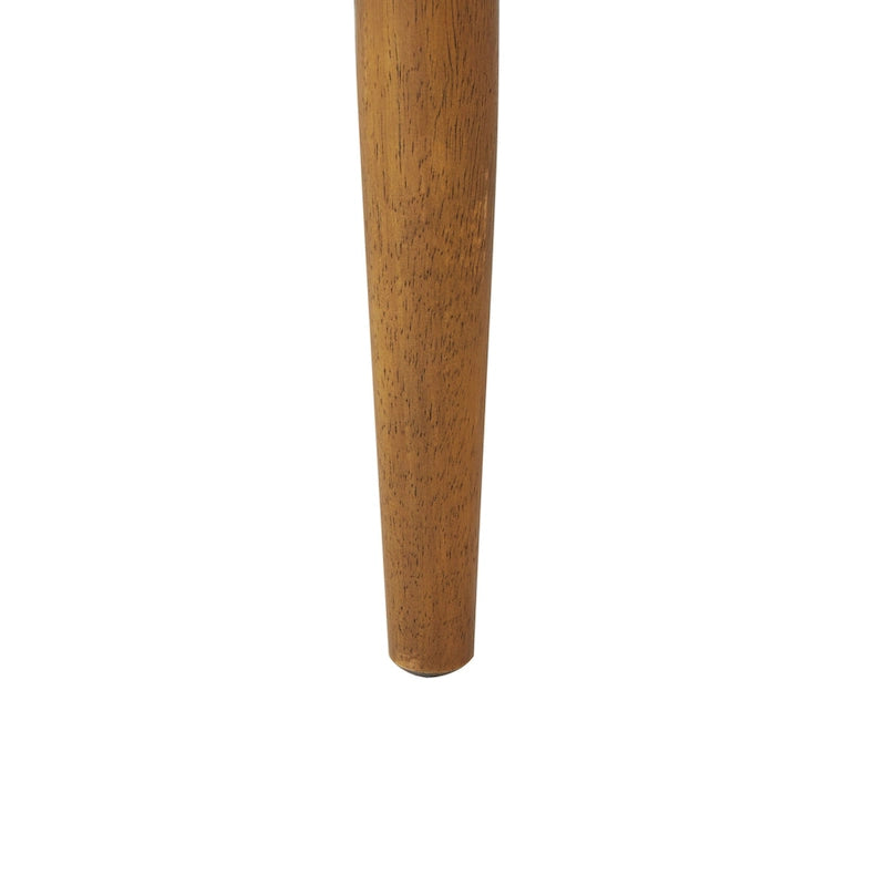 Polsterstuhl im Mid-Century-Stil mit Chenillebezug und weichem Kissen
