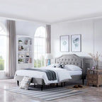 Upholstered Queen Platform Bed
