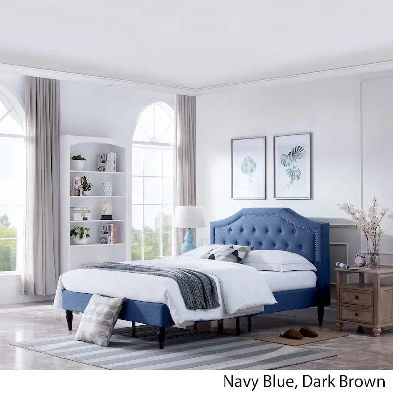 Upholstered Queen Platform Bed