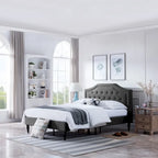 Upholstered Queen Platform Bed