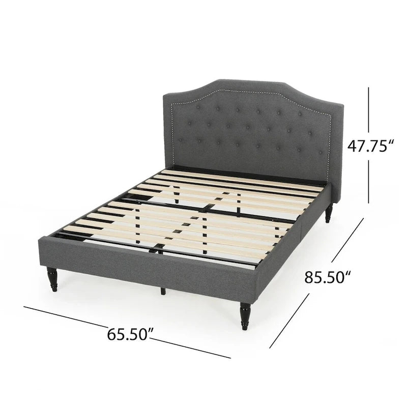 Upholstered Queen Platform Bed