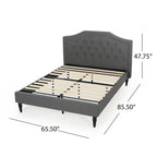 Upholstered Queen Platform Bed