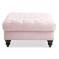 Pouf oversize in velluto trapuntato