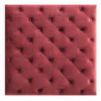 Pouf oversize in velluto trapuntato
