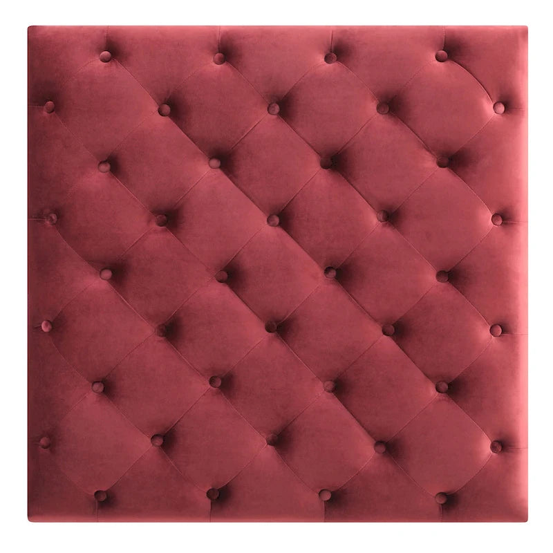 Pouf oversize in velluto trapuntato