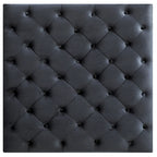 Pouf oversize in velluto trapuntato