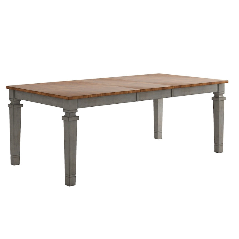 Solid Wood Extendable Rectangular Dining Table