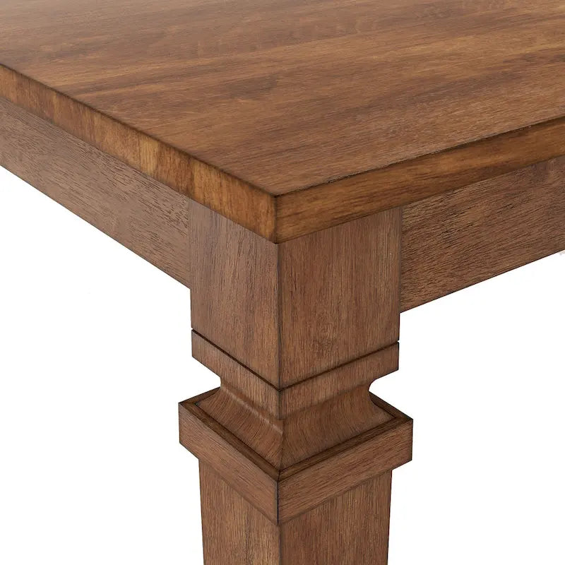 Solid Wood Extendable Rectangular Dining Table
