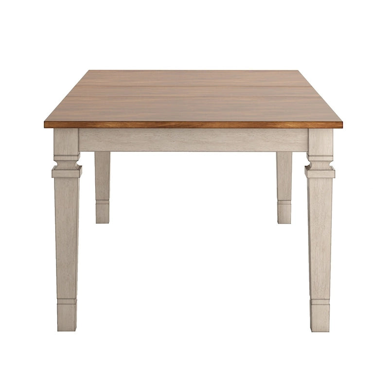 Solid Wood Extendable Rectangular Dining Table