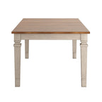 Solid Wood Extendable Rectangular Dining Table
