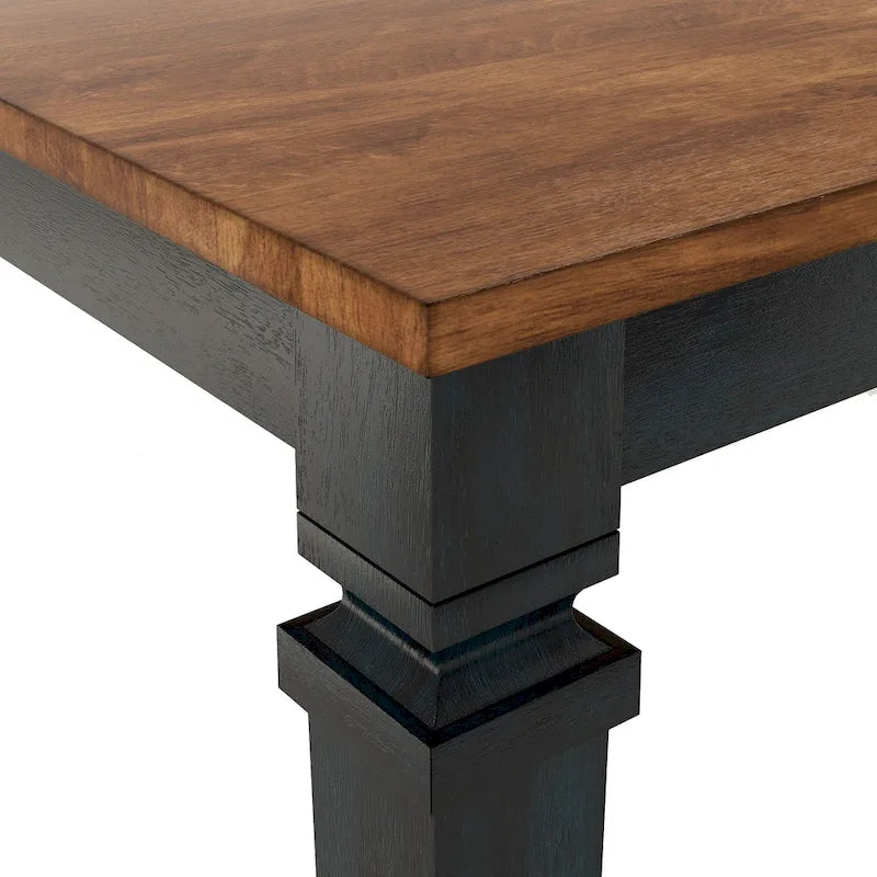 Solid Wood Extendable Rectangular Dining Table