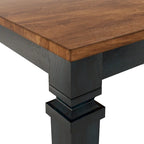 Solid Wood Extendable Rectangular Dining Table