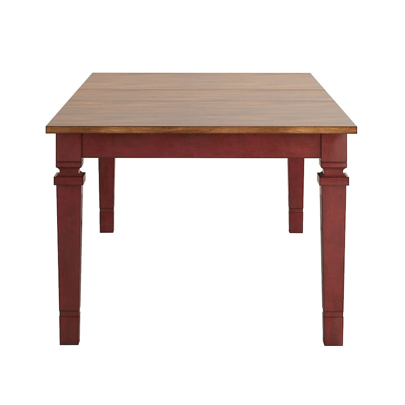 Solid Wood Extendable Rectangular Dining Table
