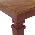 Solid Wood Extendable Rectangular Dining Table