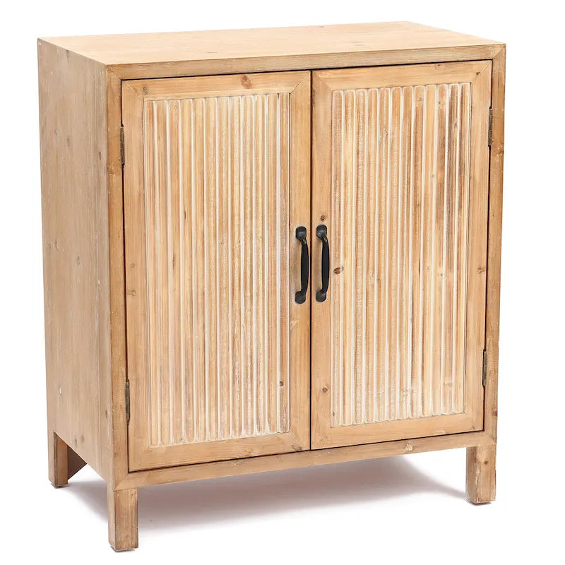 2-Door Accent Cabinet with Shelves for Living Room, Kitchen & Entryway
