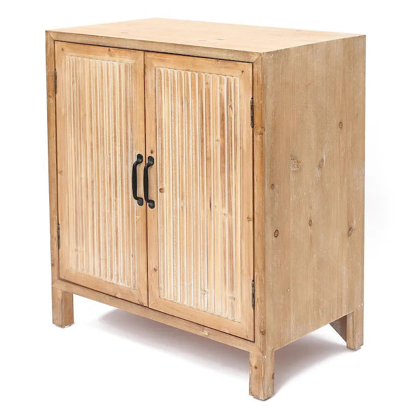 2-Door Accent Cabinet with Shelves for Living Room, Kitchen & Entryway