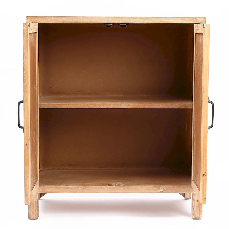 2-Door Accent Cabinet with Shelves for Living Room, Kitchen & Entryway