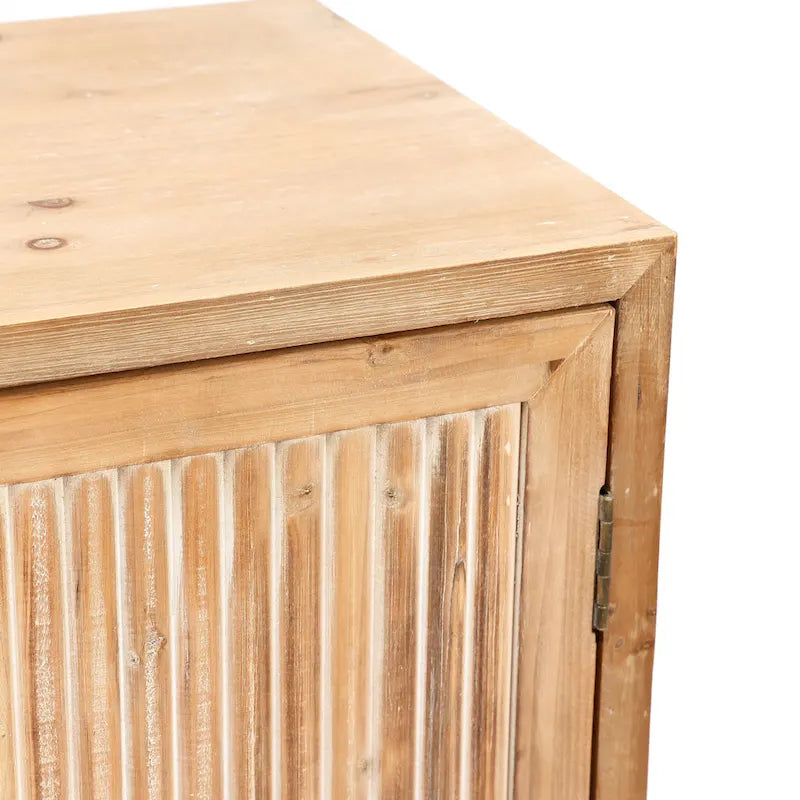 2-Door Accent Cabinet with Shelves for Living Room, Kitchen & Entryway
