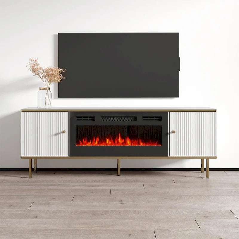 63" Electric Fireplace TV Stand