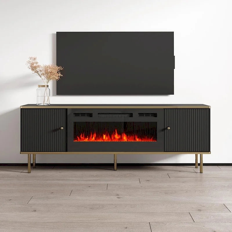 63" Electric Fireplace TV Stand