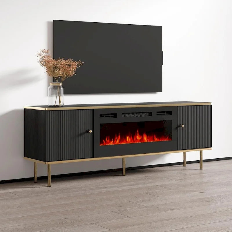 63" Electric Fireplace TV Stand