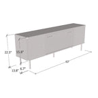 63" Electric Fireplace TV Stand