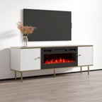 63" Electric Fireplace TV Stand