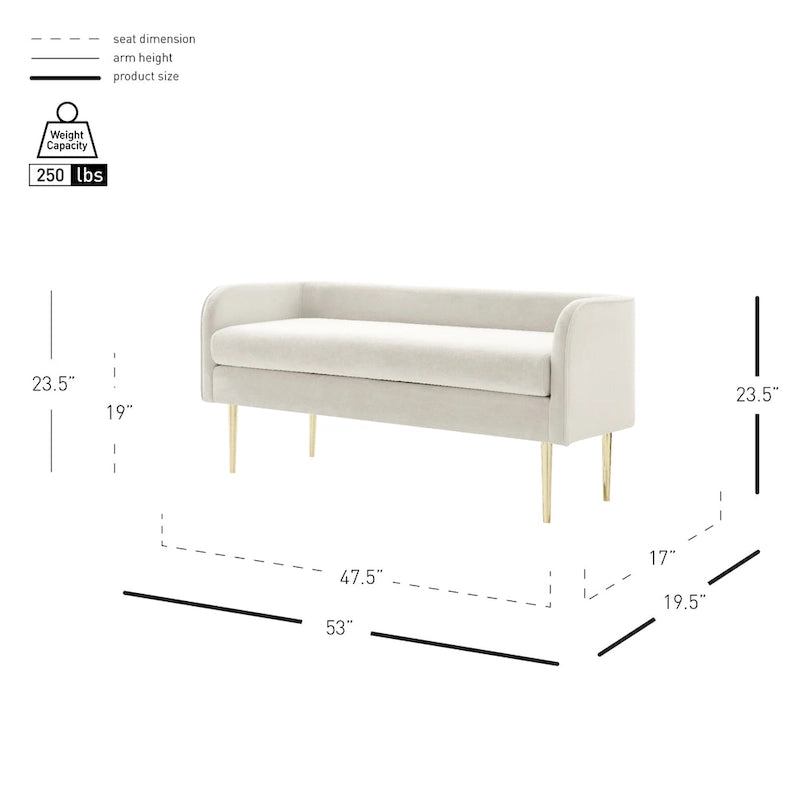 Velvet Bench