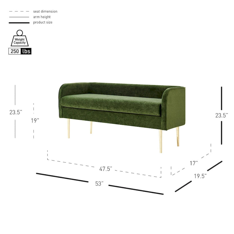 Velvet Bench