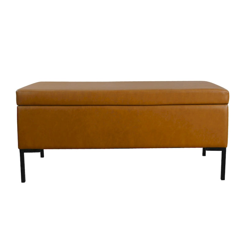 Storage Bench with Metal Legs