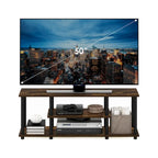 Třístupňový TV stolek bez použití nářadí