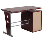 Computertisch mit 3 Schubladen und Tastaturablage