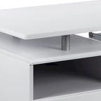 Computertisch mit 3 Schubladen und Tastaturablage