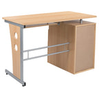 Computertisch mit 3 Schubladen und Tastaturablage