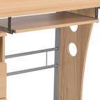 Computertisch mit 3 Schubladen und Tastaturablage