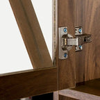 Large Kitchen Pantry Storage Cabinet with Glass Doors