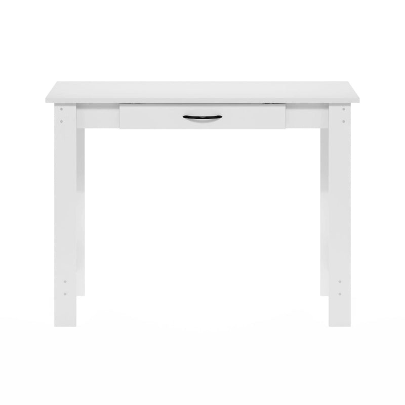 Writing Desk with Drawer, White