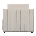 Upholstered Daybed with Twin Size Trundle and Drawers