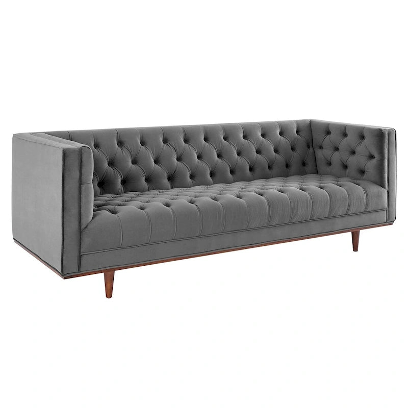 Sofa aus getuftetem Performance-Samt