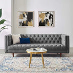 Sofa aus getuftetem Performance-Samt
