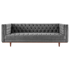 Sofa aus getuftetem Performance-Samt