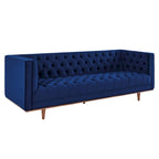 Sofa aus getuftetem Performance-Samt