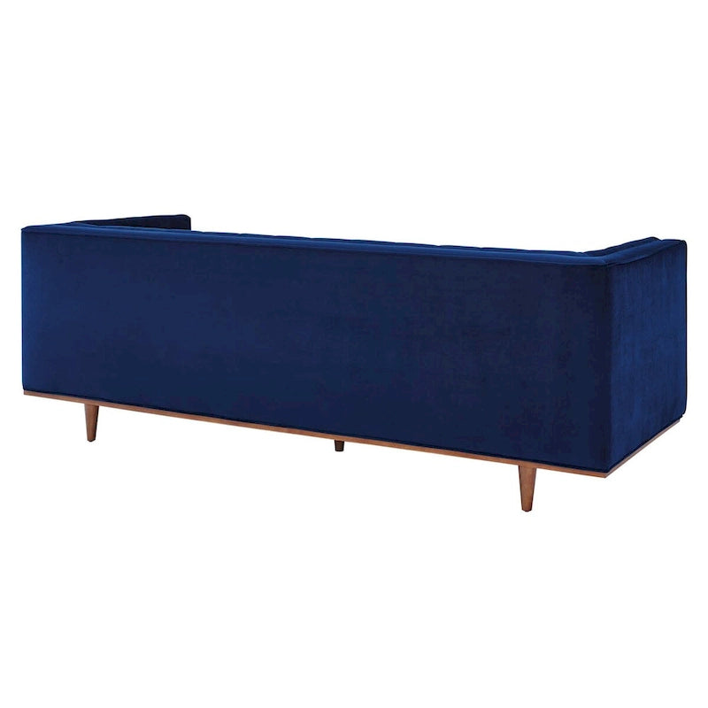 Sofa aus getuftetem Performance-Samt
