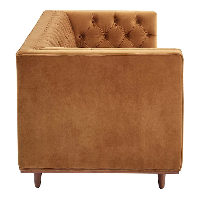 Sofa aus getuftetem Performance-Samt