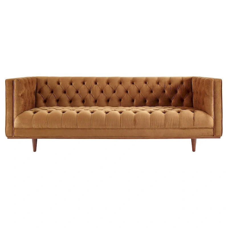 Sofa aus getuftetem Performance-Samt