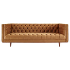 Sofa aus getuftetem Performance-Samt