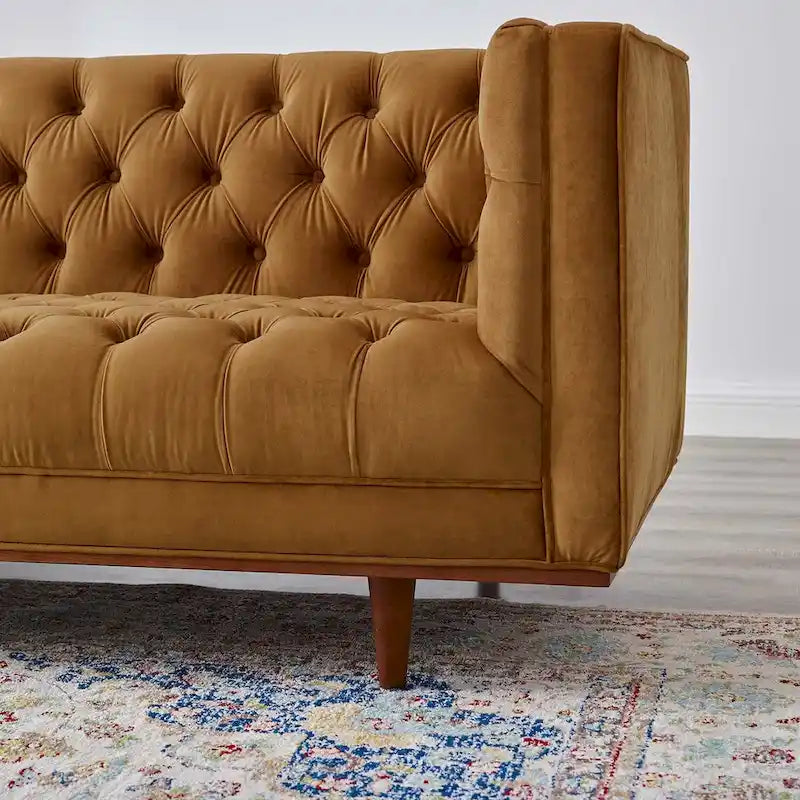 Sofa aus getuftetem Performance-Samt