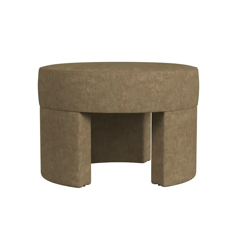 Modern Boucle Ottoman