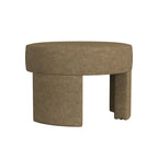 Modern Boucle Ottoman