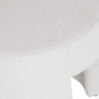 Modern Boucle Ottoman